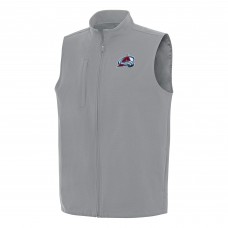 Colorado Avalanche Antigua Gray Regard Full-Zip Vest