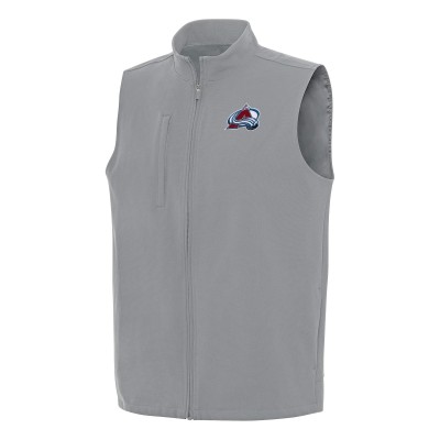 Colorado Avalanche Antigua Gray Regard Full-Zip Vest