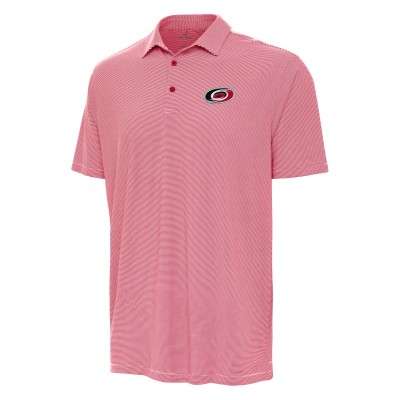 Carolina Hurricanes Antigua Red Twine Polo
