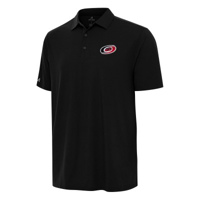 Поло Carolina Hurricanes Antigua Black Era