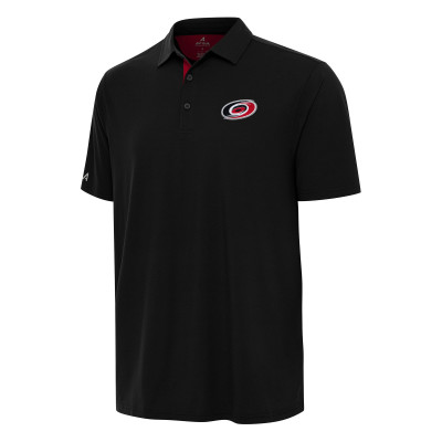 Поло Carolina Hurricanes Antigua Black Era