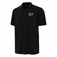 Поло Chicago Blackhawks Antigua Era - Black