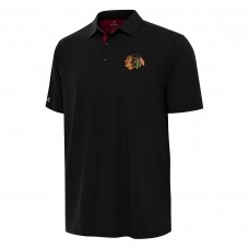 Поло Chicago Blackhawks Antigua Era - Black