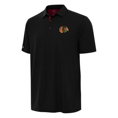Поло Chicago Blackhawks Antigua Era - Black