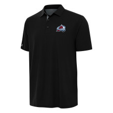 Colorado Avalanche Antigua Heather Gray Era Polo Colorado Avalanche Antigua Heather Gray Era Polo