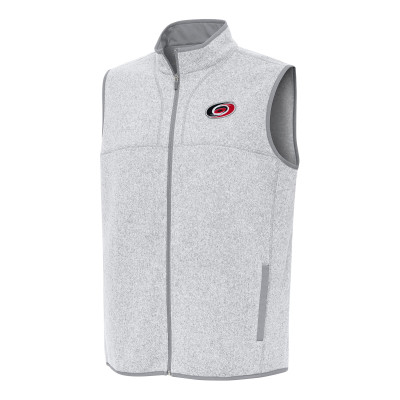 Жилетка Carolina Hurricanes Antigua Heather Gray Fortune Full-Zip