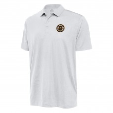 Boston Bruins Antigua White Ellipse Polo