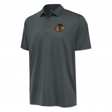 Поло Chicago Blackhawks Antigua Ellipse - Pewter