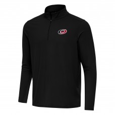 Кофта на короткой молнии Carolina Hurricanes Antigua Black Intent