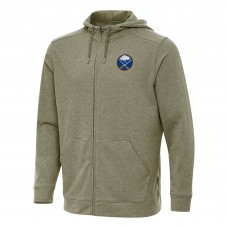 Толстовка на молнии Buffalo Sabres Antigua Olive Effortless