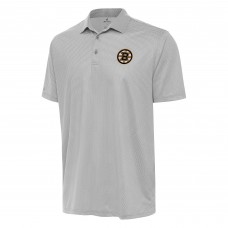 Boston Bruins Antigua Gray/White Rings Polo
