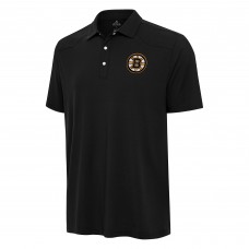 Boston Bruins Antigua Black Western Polo