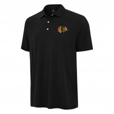 Поло Chicago Blackhawks Antigua Western - Black