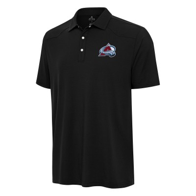 Поло Colorado Avalanche Antigua Black Western