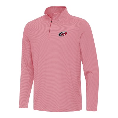 Кофта на короткой молнии Carolina Hurricanes Antigua Red Twine