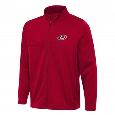 Кофта на молнии Carolina Hurricanes Antigua Red Links 2Golf