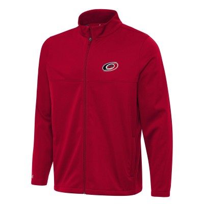 Кофта на молнии Carolina Hurricanes Antigua Red Links 2Golf