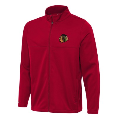 Кофта на молнии Chicago Blackhawks Antigua Links 2 Golf - Red