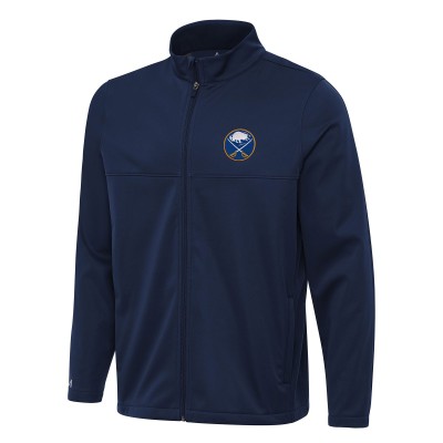 Кофта на молнии Buffalo Sabres Antigua Navy Links 2 Golf