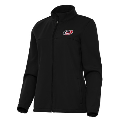 Женская Куртка Carolina Hurricanes Antigua Black Links 2 Full-Zip Golf