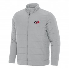 Куртка Carolina Hurricanes Antigua Gray Swelter Puffer