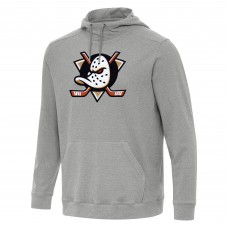 Толстовка Anaheim Ducks Antigua Heather Gray Cloud