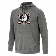 Толстовка Anaheim Ducks Antigua Heather Black Cloud