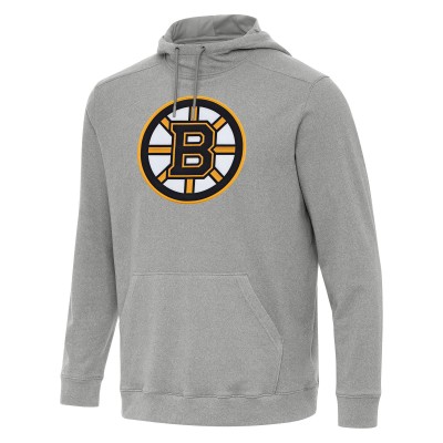 Толстовка Boston Bruins Antigua Heather Gray Cloud
