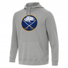Buffalo Sabres Antigua Heather Gray Cloud Pullover Hoodie