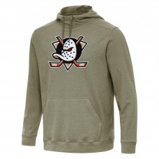 Толстовка Anaheim Ducks Antigua Olive Cloud