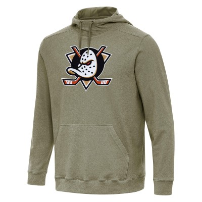 Толстовка Anaheim Ducks Antigua Olive Cloud