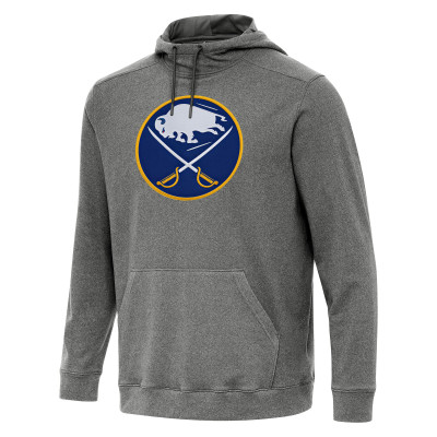 Толстовка Buffalo Sabres Antigua Heather Black Cloud