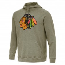 Толстовка Chicago Blackhawks Antigua Olive Cloud