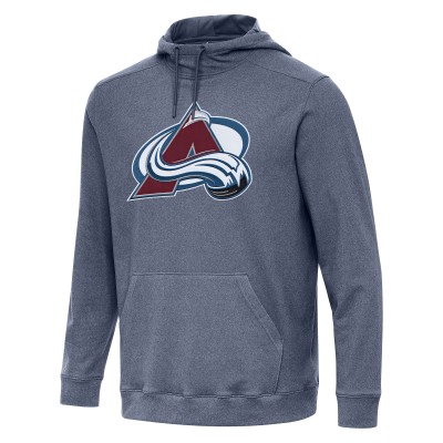 Толстовка Colorado Avalanche Antigua Heather Navy Cloud