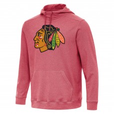 Толстовка Chicago Blackhawks Antigua Cloud - Heather Red