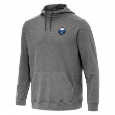 Buffalo Sabres Antigua Heather Black Cloud Pullover Hoodie