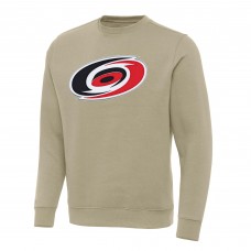 Кофта Carolina Hurricanes Antigua Khaki Victory Crewneck