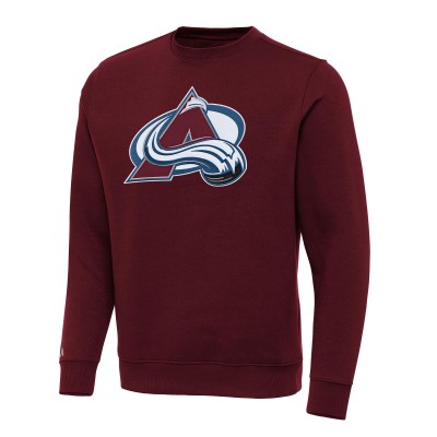 Кофта Colorado Avalanche Antigua Burgundy Victory Crewneck