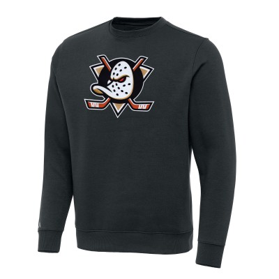 Кофта Anaheim Ducks Antigua Charcoal Victory Crewneck