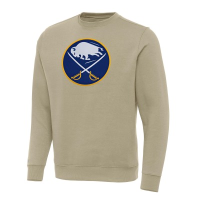 Кофта Buffalo Sabres Antigua Khaki Victory Crewneck
