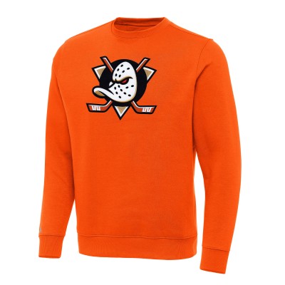 Кофта Anaheim Ducks Antigua Orange Victory Crewneck