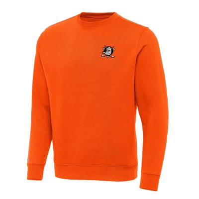 Кофта Anaheim Ducks Antigua Orange Victory Crewneck