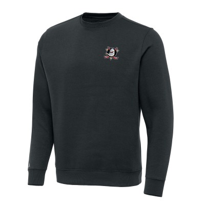 Кофта Anaheim Ducks Antigua Charcoal Victory Crewneck