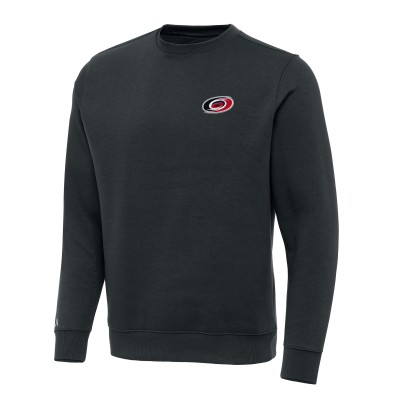 Кофта Carolina Hurricanes Antigua Charcoal Victory Crewneck