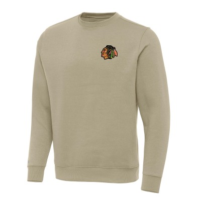 Кофта Chicago Blackhawks Antigua Victory Crewneck - Khaki