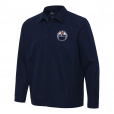 Кофта на молнии Edmonton Oilers Antigua Navy Pivot