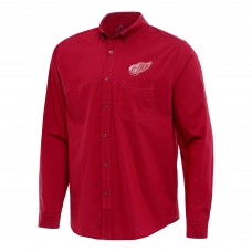 Рубашка Detroit Red Wings Antigua Flight Woven Tri-Blend - Red