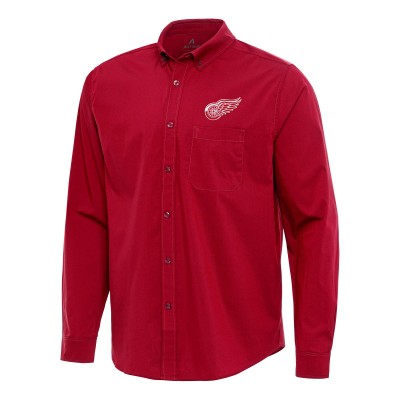 Рубашка Detroit Red Wings Antigua Flight Woven Tri-Blend - Red