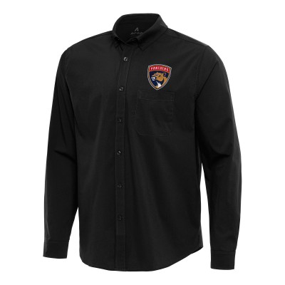 Рубашка Florida Panthers Antigua Flight Woven Tri-Blend - Black