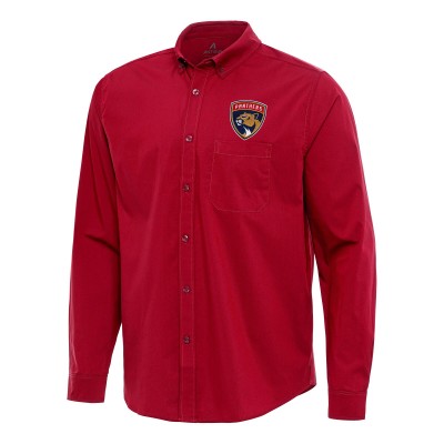 Рубашка Florida Panthers Antigua Flight Woven Tri-Blend - Red